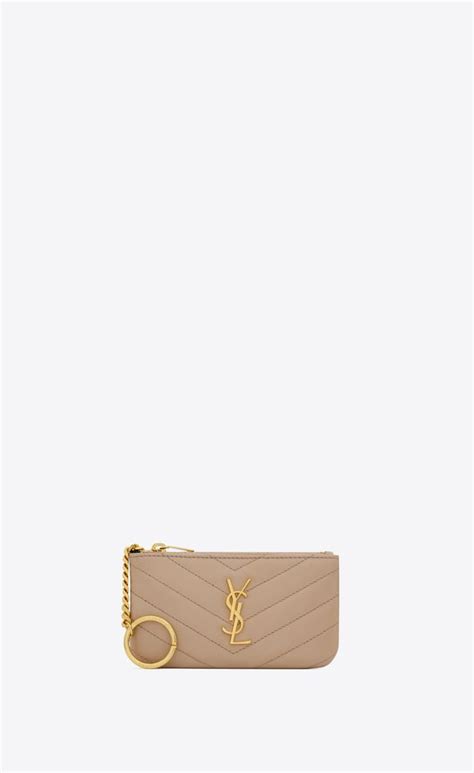 ysl keypouch|CASSANDRE MATELASSÉ key pouch in smooth leather .